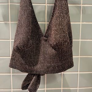 Sparkly halter top perfect for fun ocassions